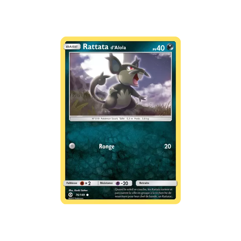 Rattata d'Alola SUM - 076/149
