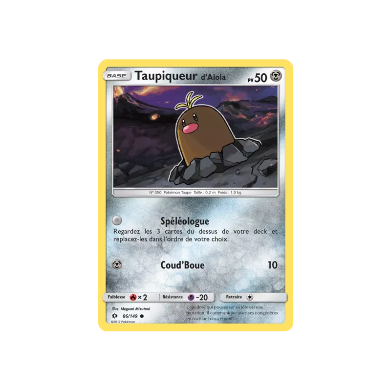 Taupiqueur d'Alola SUM - 086/149
