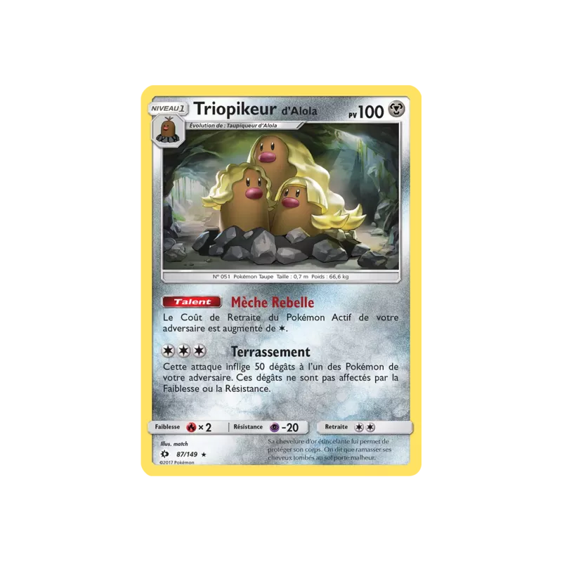 Triopikeur d'Alola SUM - 087/149