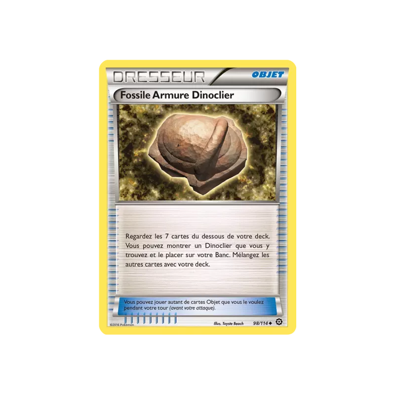 Fossile Armure Dinoclier STS - 098/114