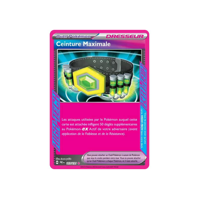 Ceinture Maximale PRE - 117/131