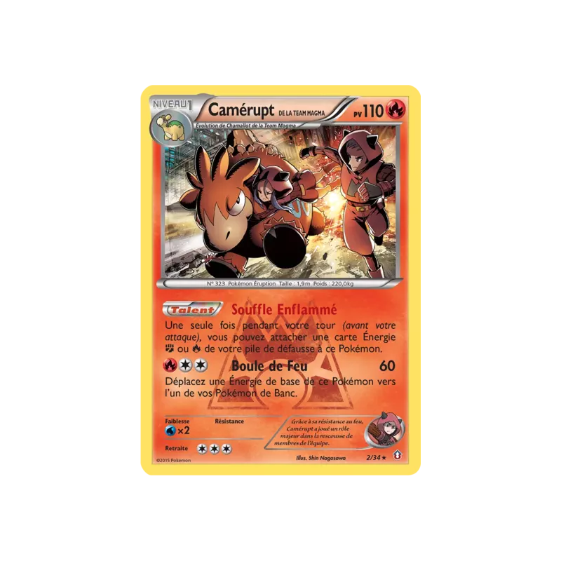 Camérupt de la Team Magma DCR - 02/34