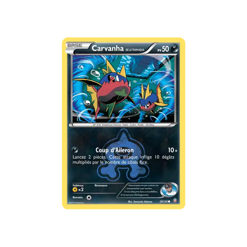 Carvanha de la Team Aqua DCR - 20/34