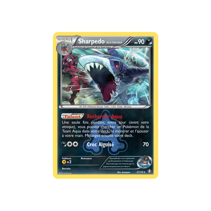 Sharpedo de la Team Aqua DCR - 21/34