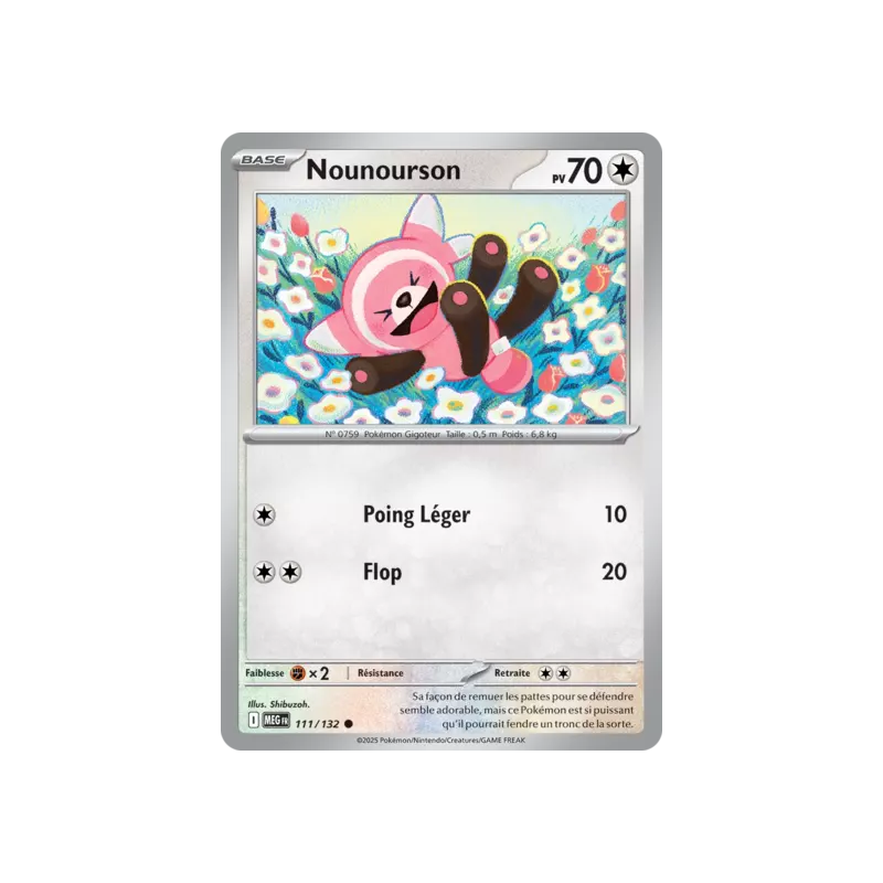 Nounourson MEG - 111/132