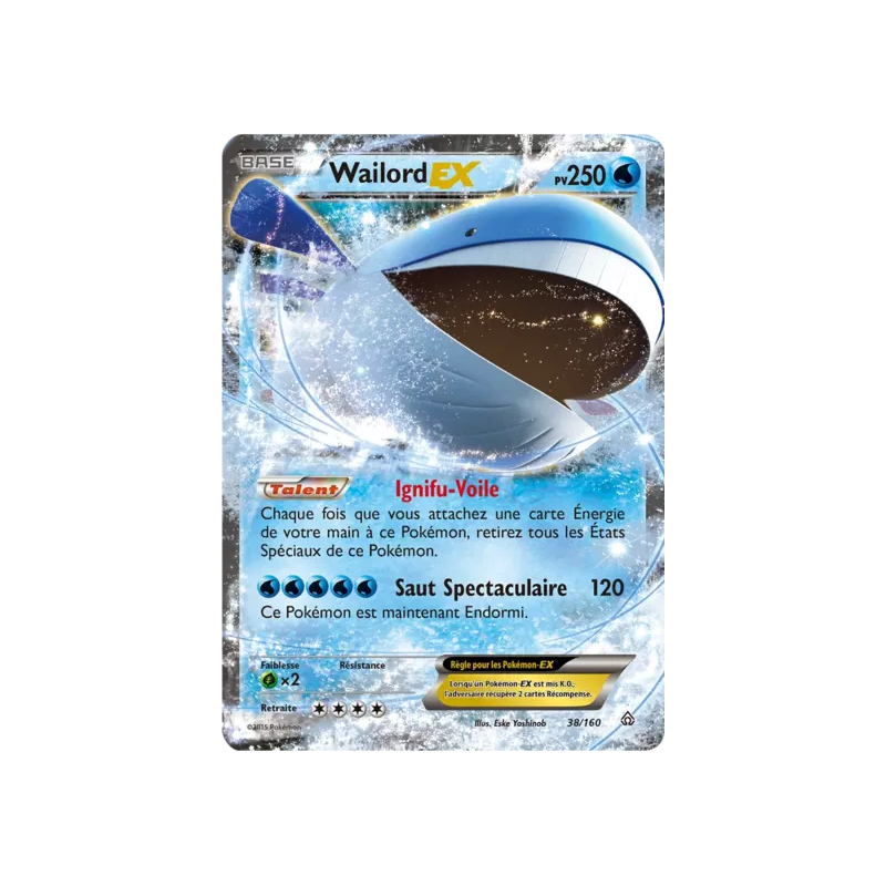 Wailord EX PRC - 038/160