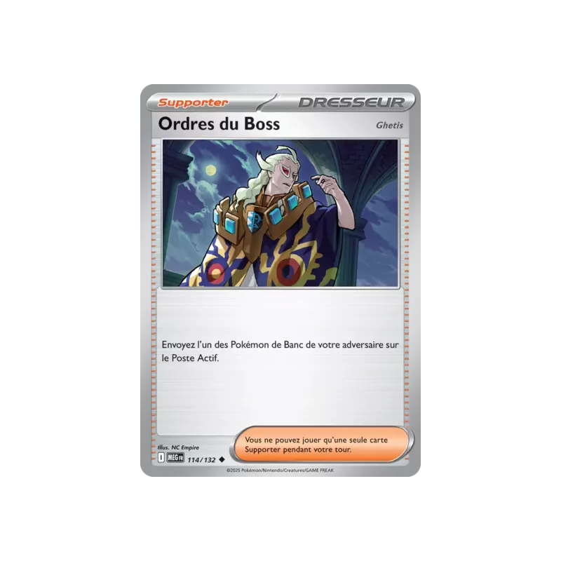 Ordres du Boss MEG - 114/132