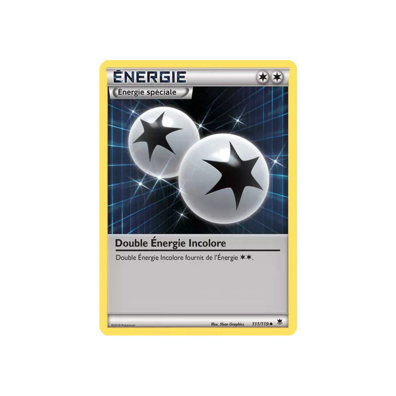 Double Énergie Incolore PHF - 111/119
