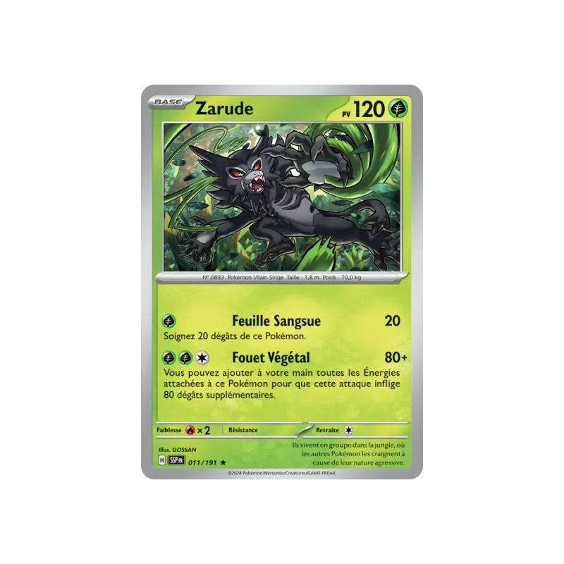 Zarude SSP - 011/191