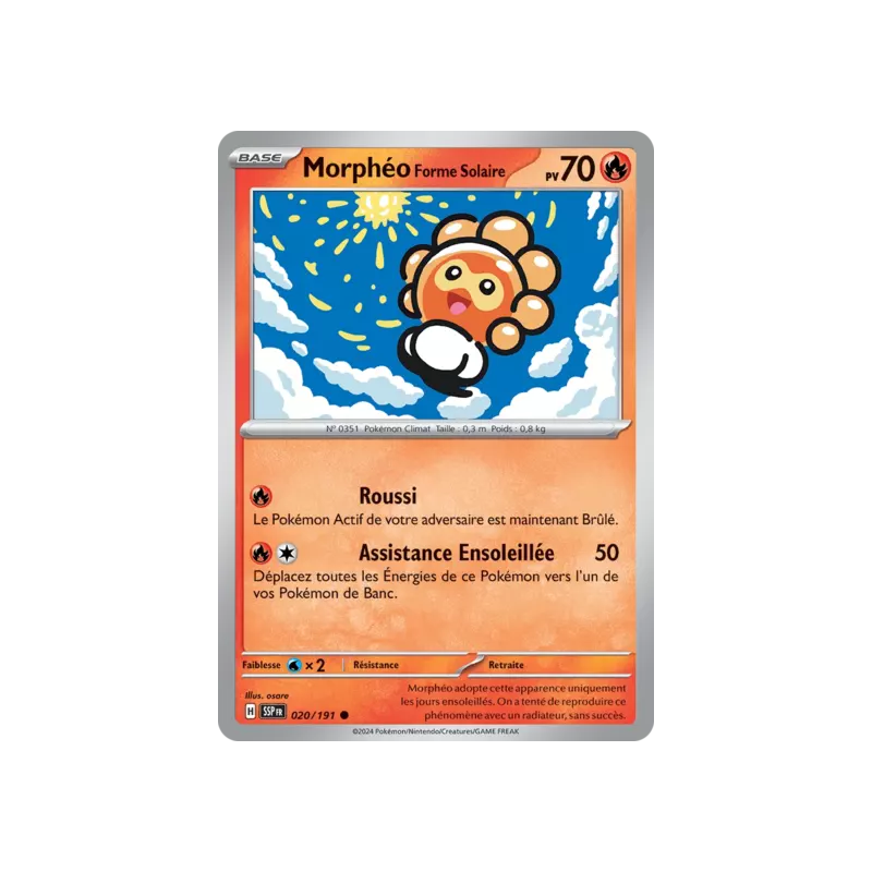 Morphéo Forme Solaire SSP - 020/191