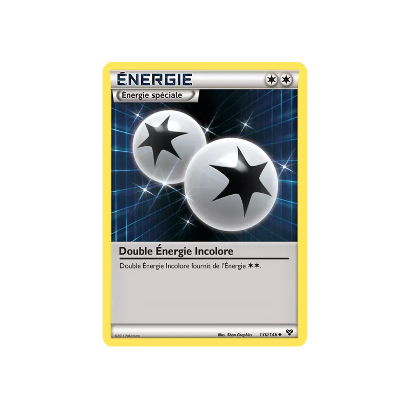 Double Énergie Incolore XY - 130/146