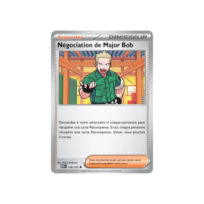 Négociation de Major Bob MEG - 120/132