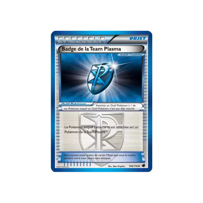 Badge de la Team Plasma PLF - 104/116