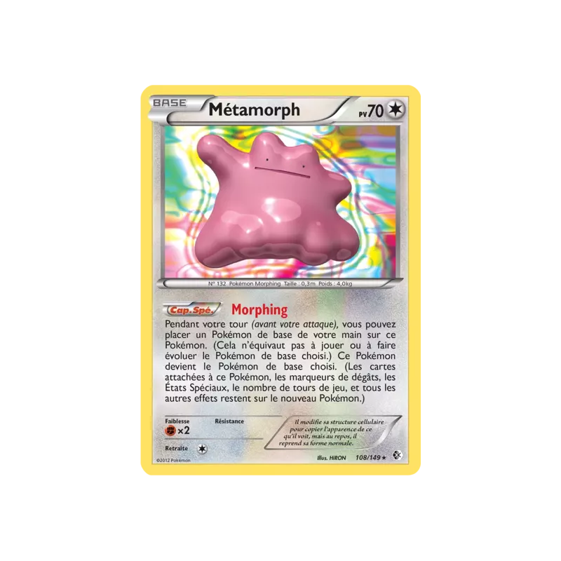 Métamorph BCR - 108/149