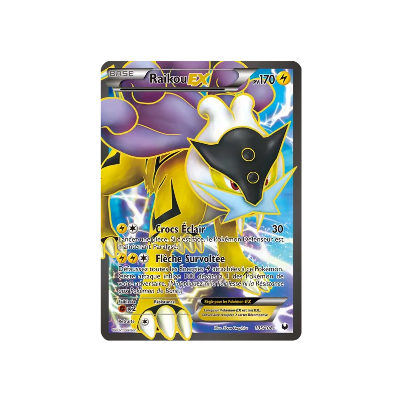 Raikou EX DEX - 105/108