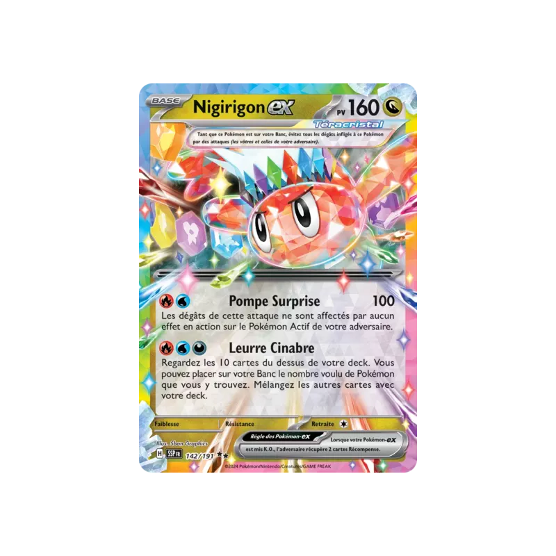 Nigirigon Téracristal EX SSP - 142/191