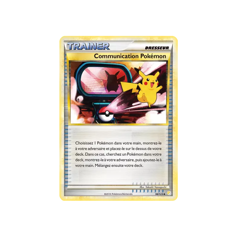 Communication Pokémon HS - 098/123