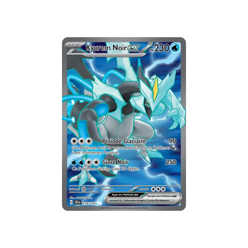 Kyurem Noir EX SSP - 218/191