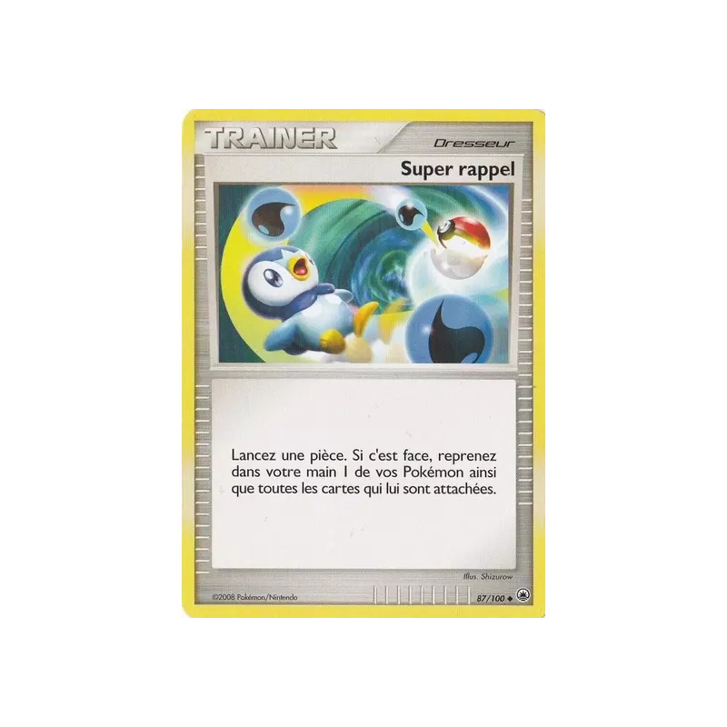 Super rappel MD - 087/100