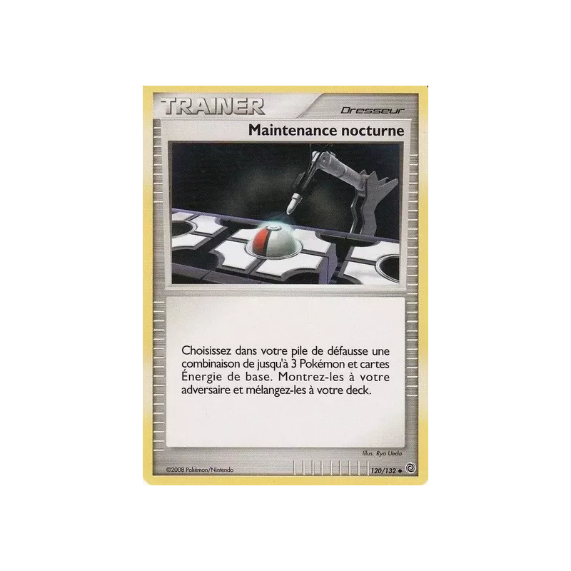 Maintenance nocturne SW - 120/132