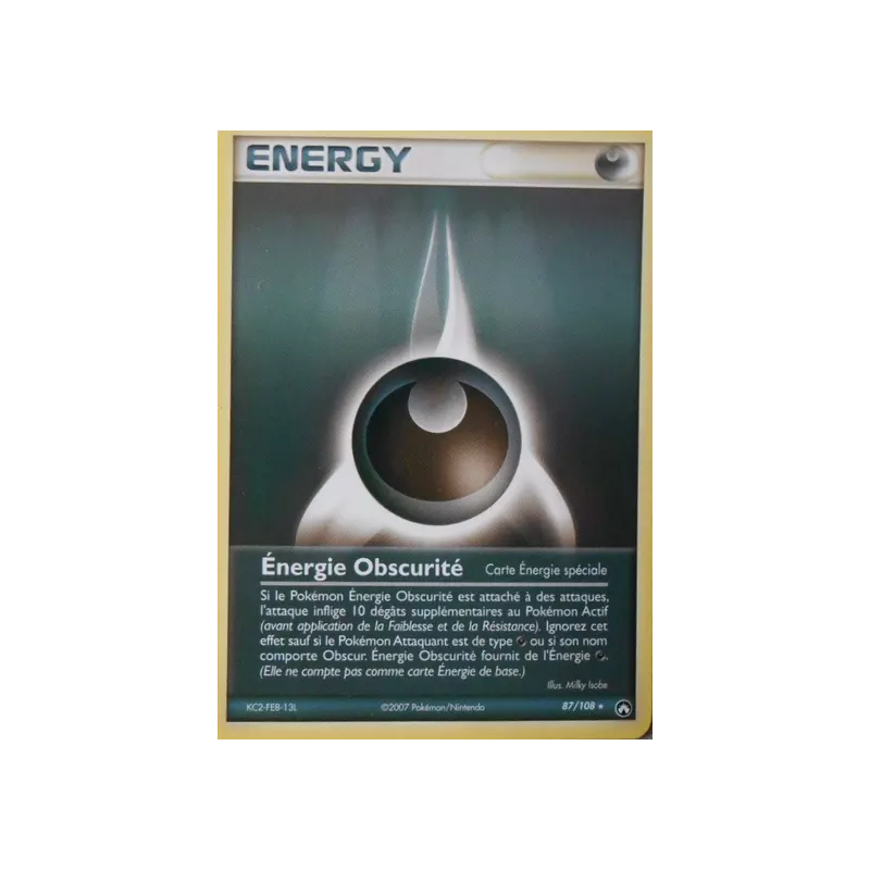Énergie Obscurité PK - 087/108