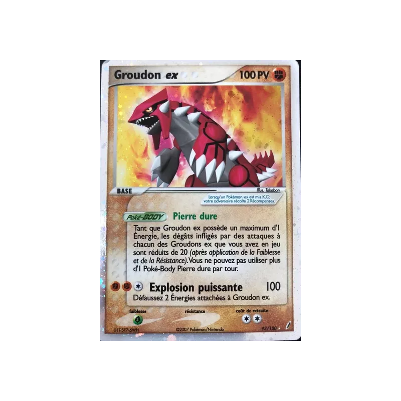 Groudon ex CG - 093/100