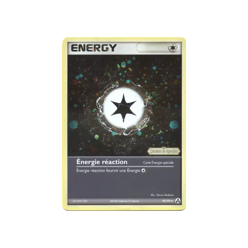 Énergie réaction LM - 82/92