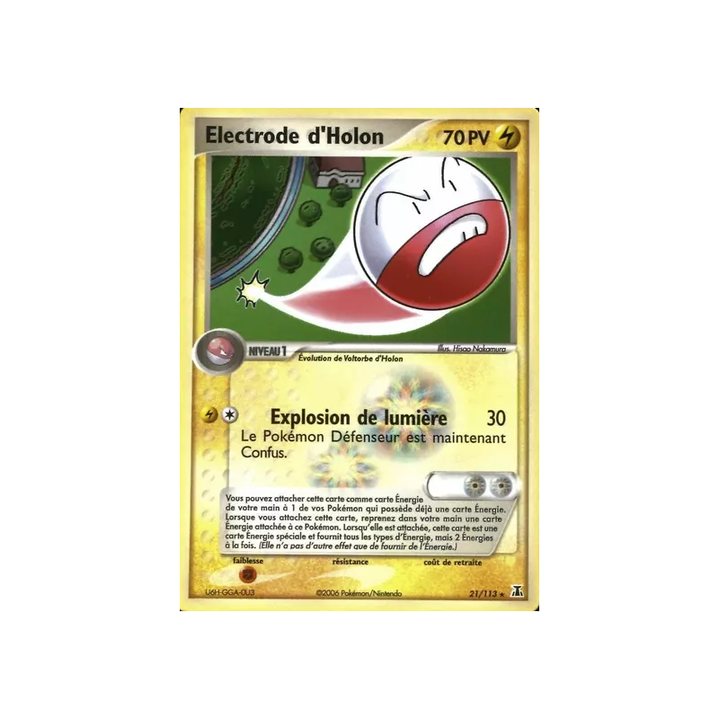 Electrode d'Holon DS - 021/113