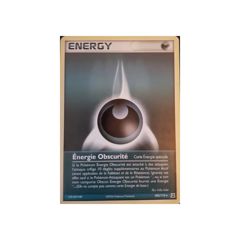 Énergie Obscurité DS - 103/113