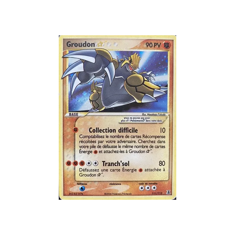 Groudon DS - 111/113