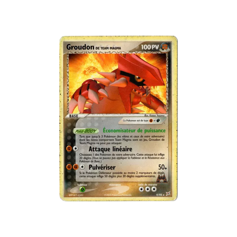 Groudon de Team Magma MA - 09/95