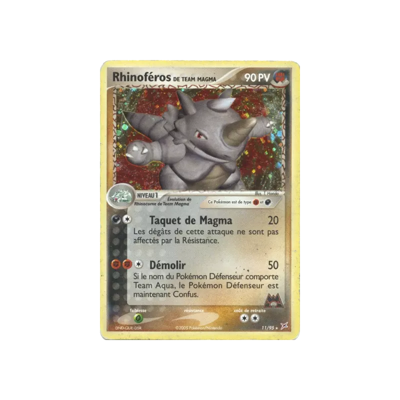 Rhinoféros de Team Magma MA - 11/95