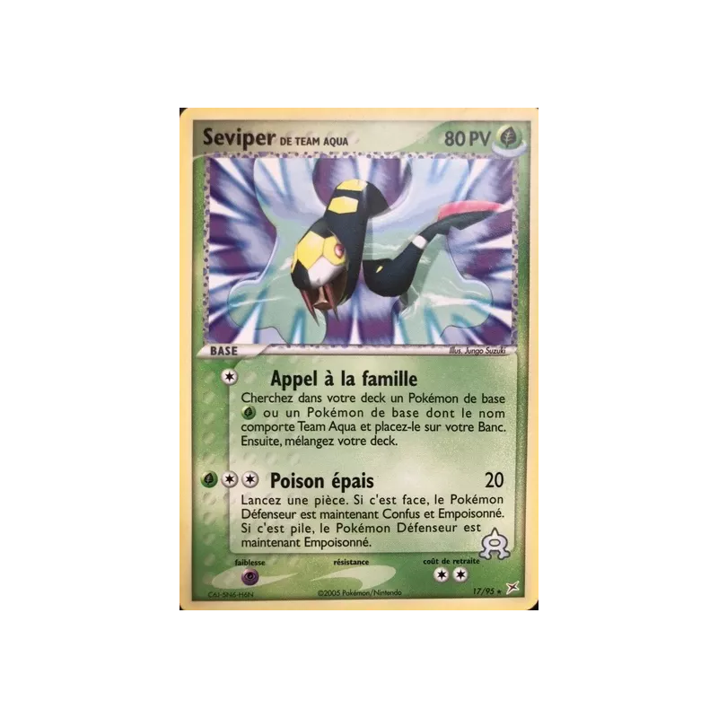 Seviper de Team Aqua MA - 17/95