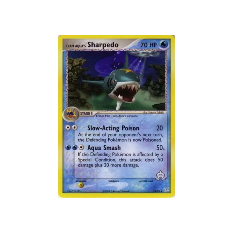 Sharpedo de Team Aqua MA - 18/95
