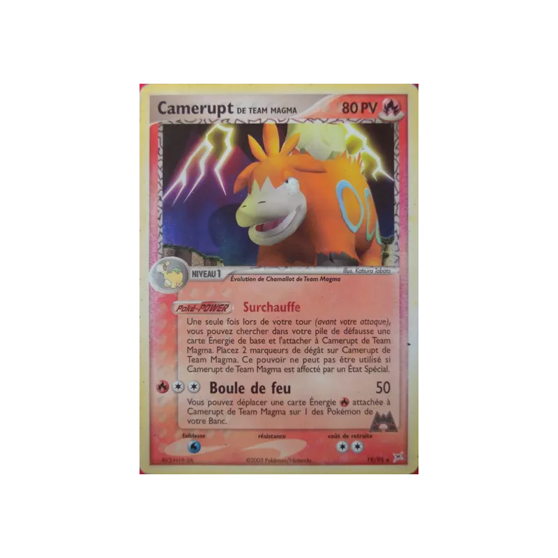 Camerupt de Team Magma MA - 19/95