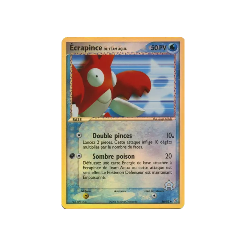 Écrapince de Team Aqua MA - 26/95