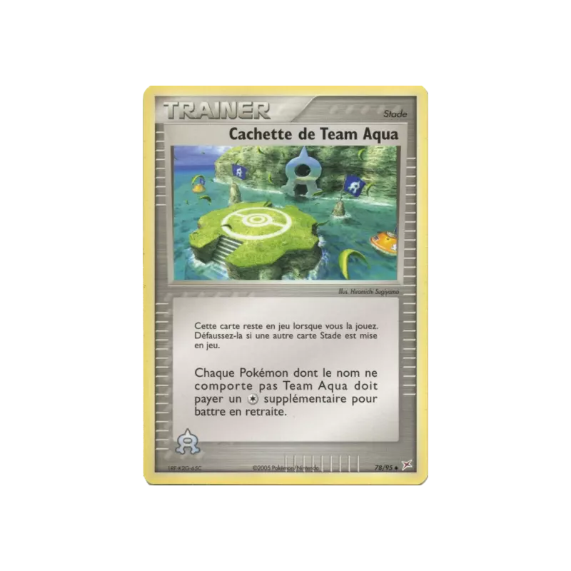 Cachette de Team Aqua MA - 78/95
