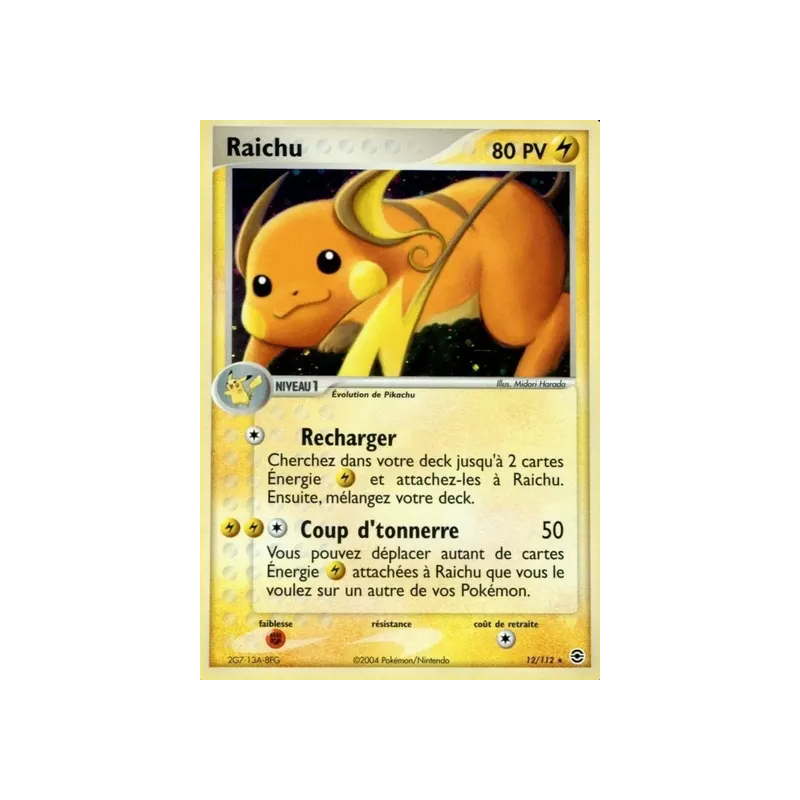 Raichu RG - 012/112