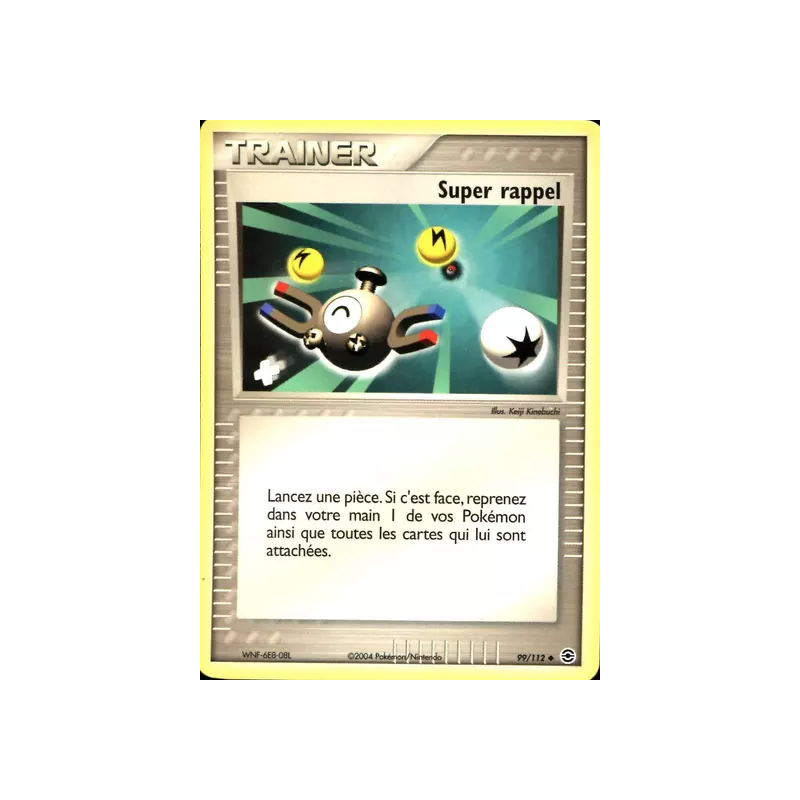 Super rappel RG - 099/112