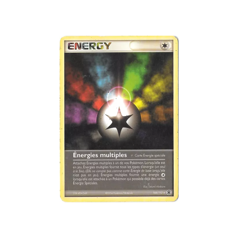 Énergies multiples RG - 103/112