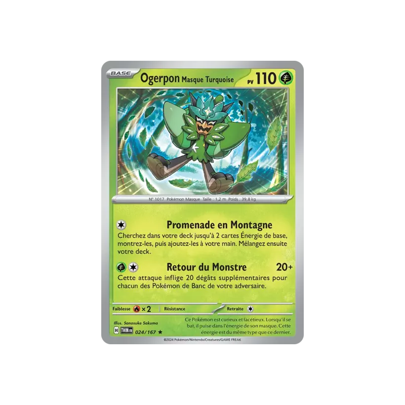 Ogerpon Masque Turquoise TWM - 024/167