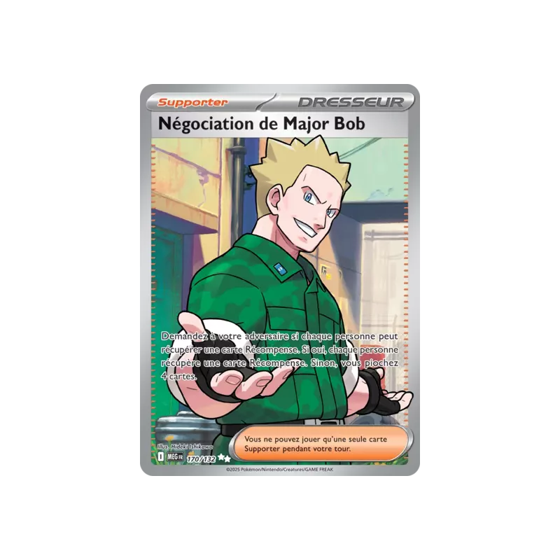 Négociation de Major Bob MEG - 170/132