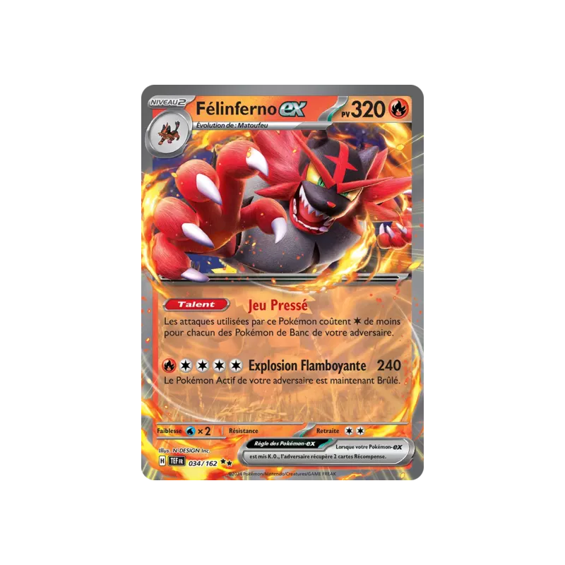 Félinferno EX TEF - 034/162
