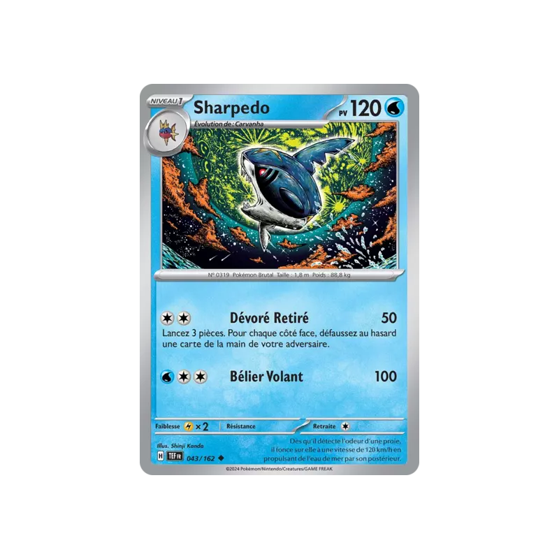 Sharpedo TEF - 043/162