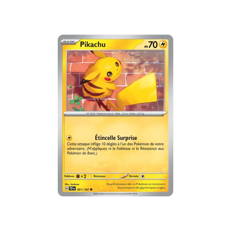 Pikachu TEF - 051/162