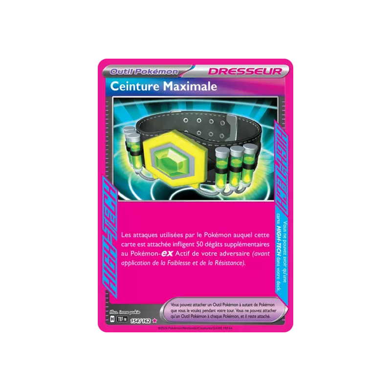 Ceinture Maximale TEF - 154/162