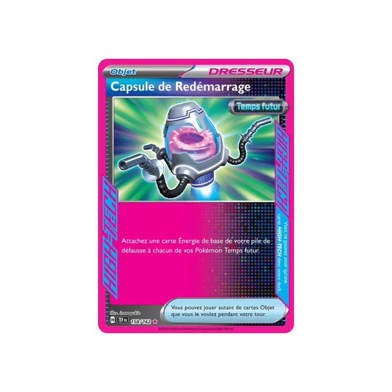 Capsule de Redémarrage TEF - 158/162