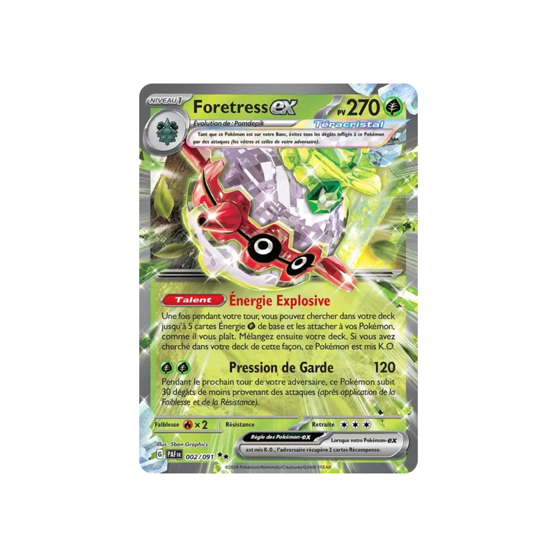 Foretress Téracristal EX PAF - 002/091