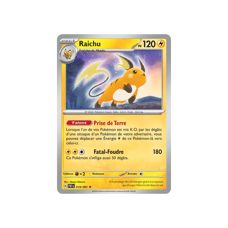 Raichu PAF - 019/091
