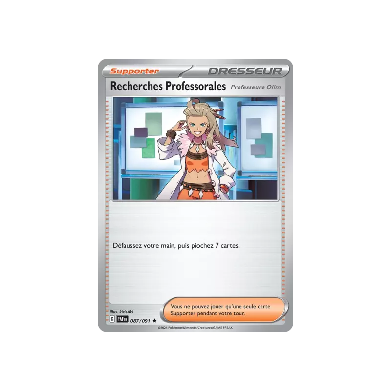 Recherches Professorales PAF - 087/091